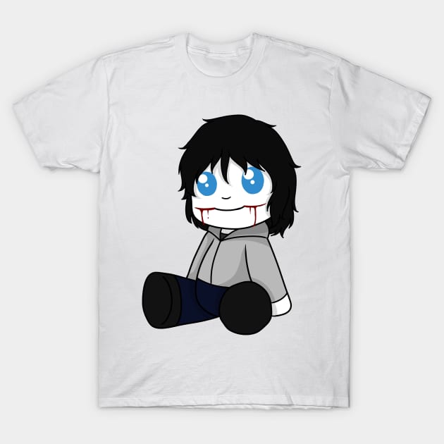 jeff the killer doll chibi Creepypasta T Shirt TeePublic